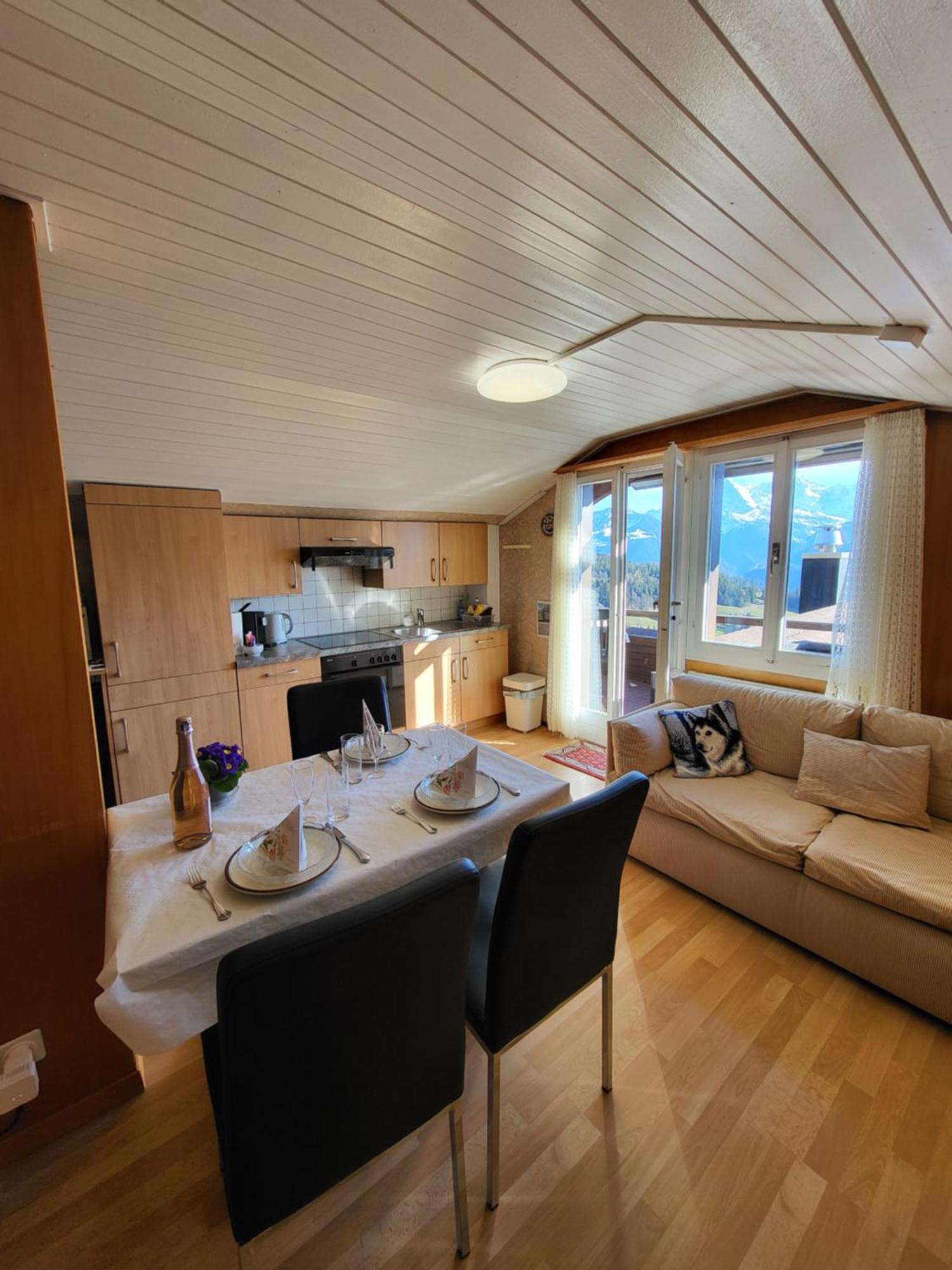 Chalet Lilo 2 Zimmer Top Mountain View Beatenberg Exterior photo